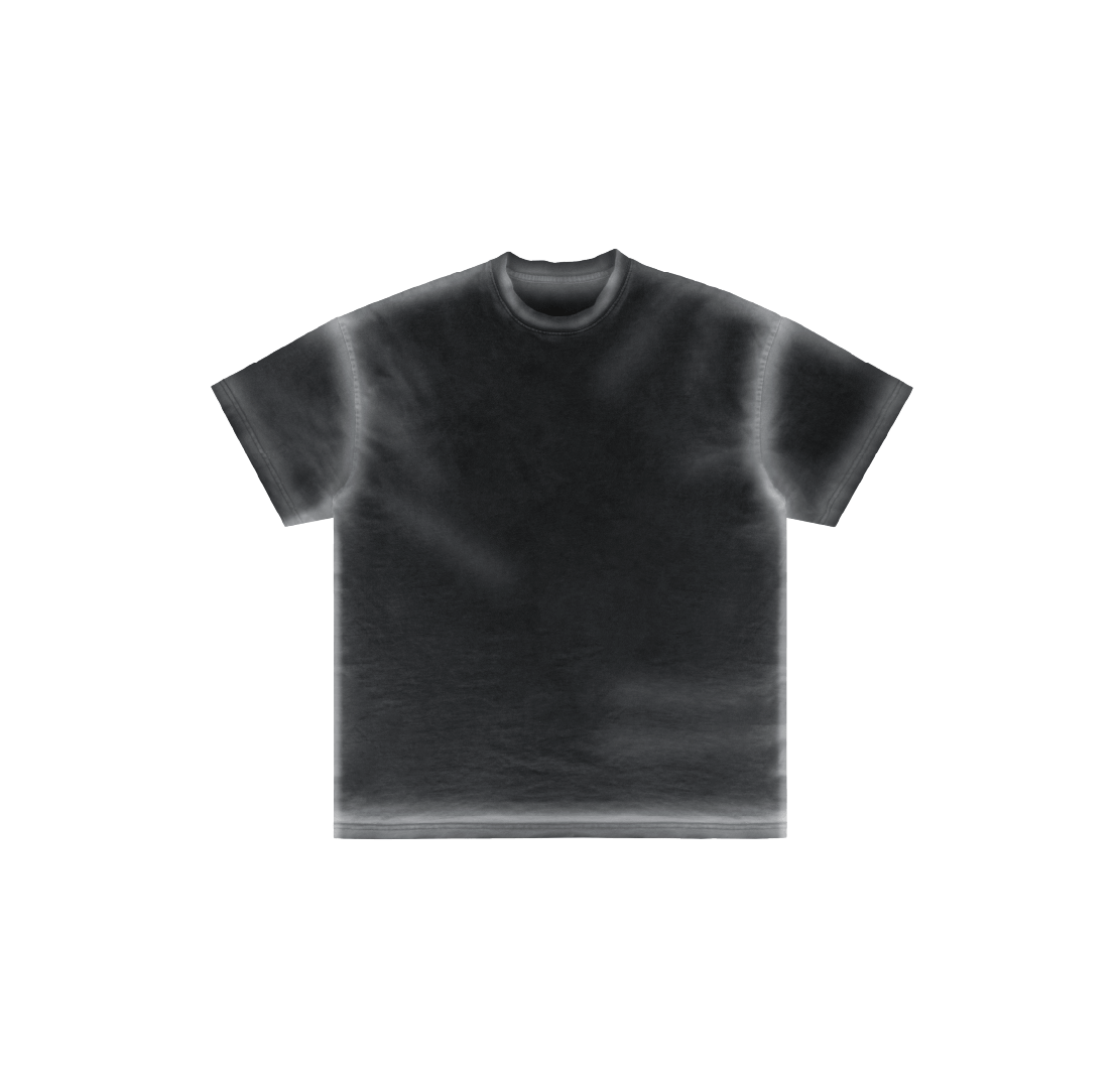 A plain black luxury cotton t-shirt called RENEW by Machina - Wearable Technology is centered on a white background. Expertly made in Mexico, it features a simple crew neck and offers timeless style and comfort with no visible logos or designs.