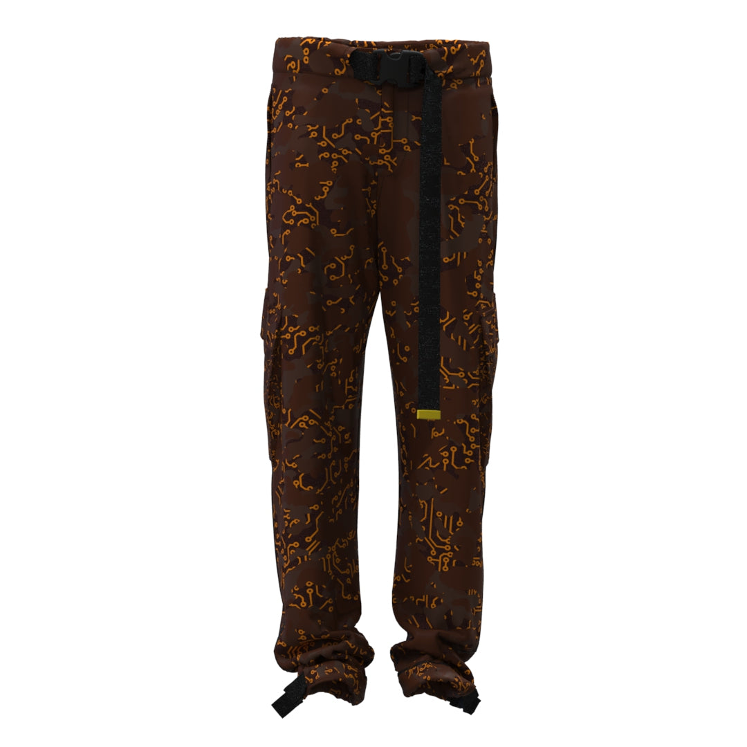 Electric Orange Cargo Pants