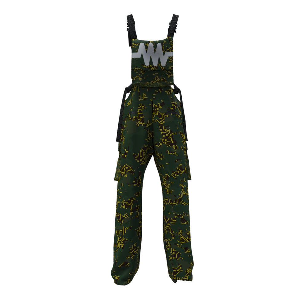 Space Farmer Electric Yellow Jumpsuit