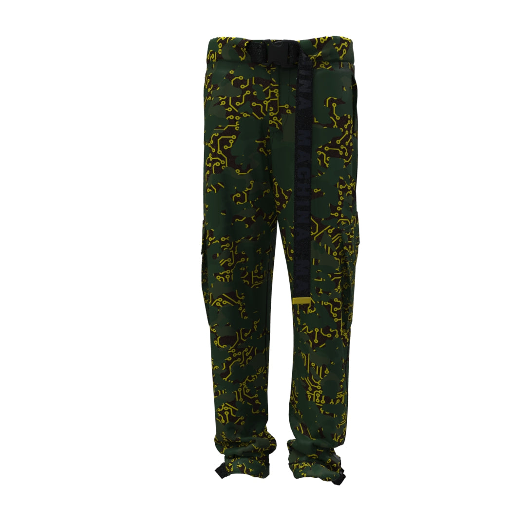 Electric Yellow Cargo Pants