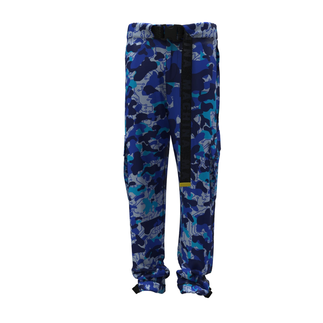 Blue Demon Cargo Pants Woman