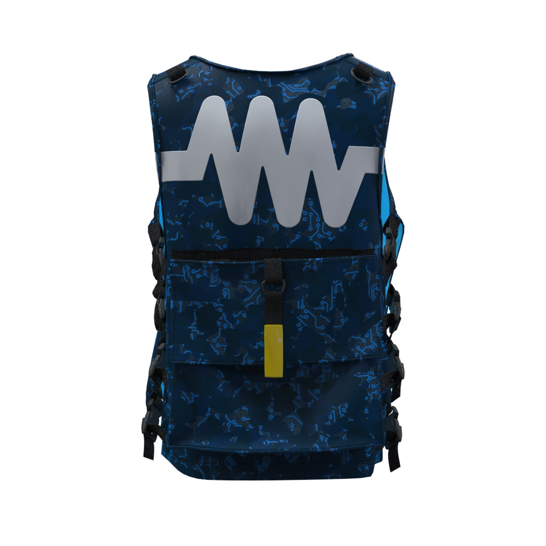 Electric Blue Technical Vest