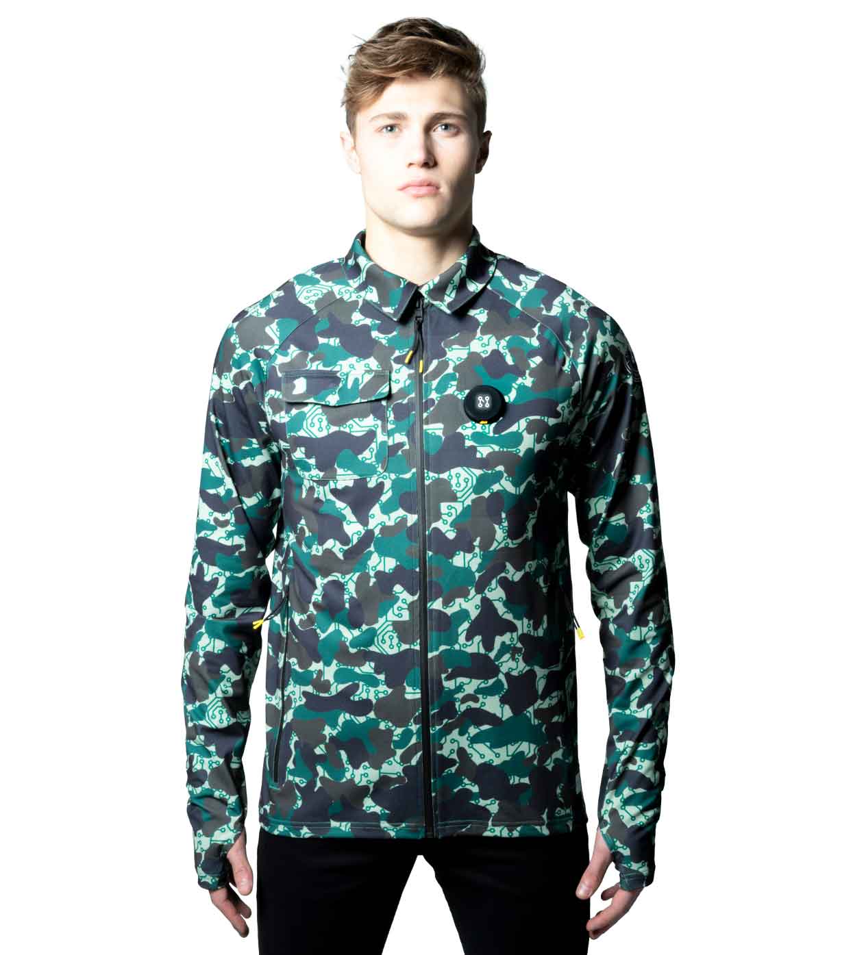 Men's camo casual jacket