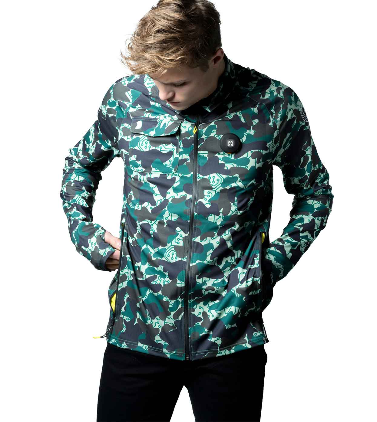 Men's camo casual jacket