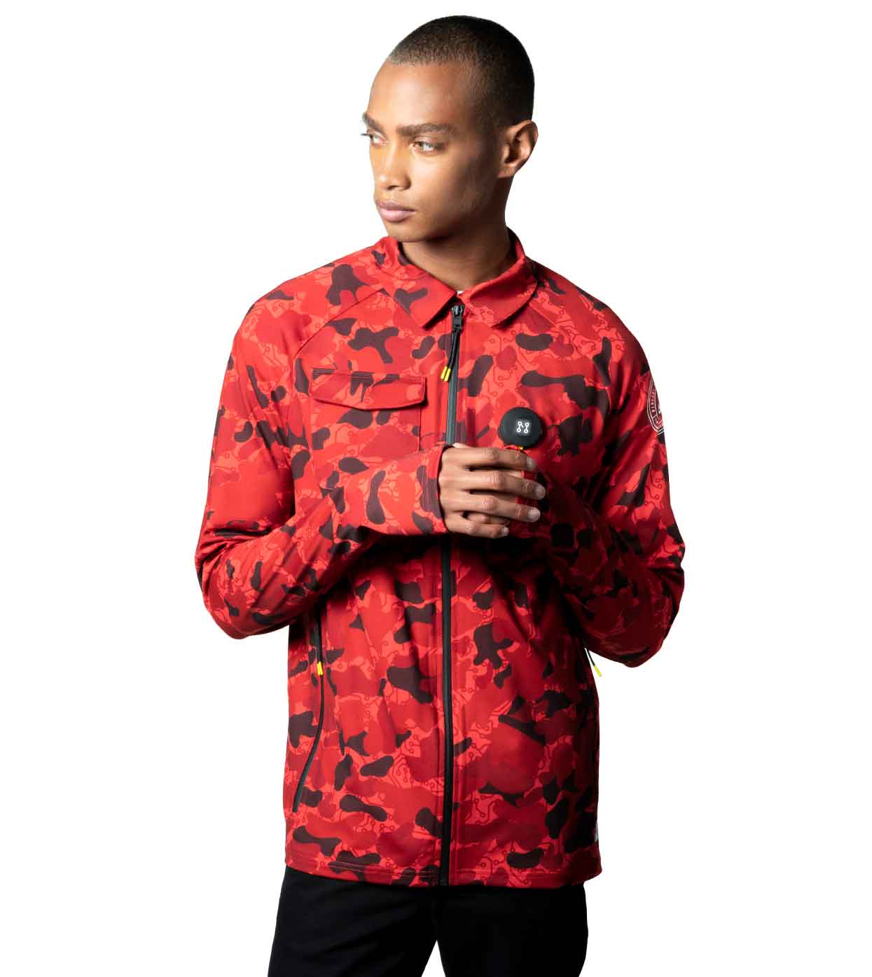 Men's camo casual jacket