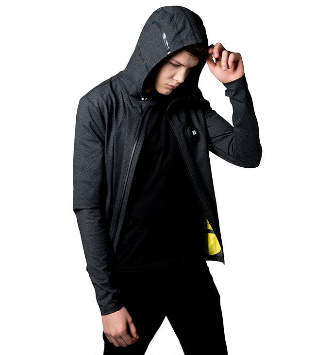 Men's black hoodie 