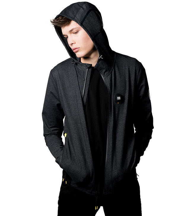 Men's black hoodie 