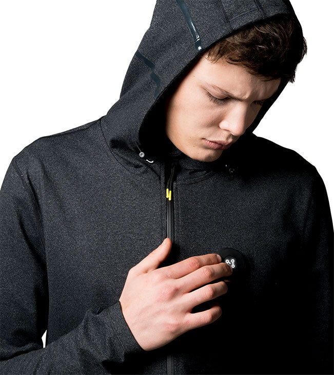 Men's black hoodie 