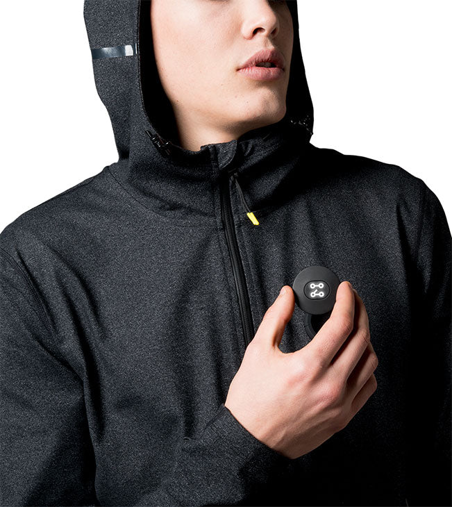 Men's black hoodie 